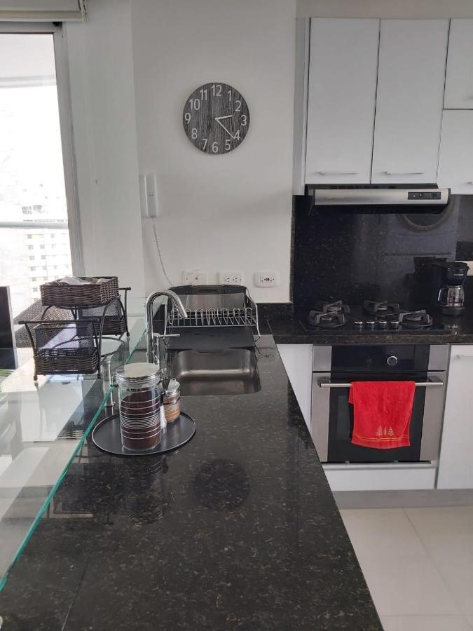 Palmetto Eliptic Luxury Beachfront Apartment Bocagrande Cartagena Bagian luar foto